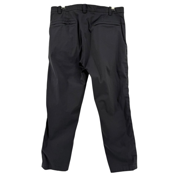 Lululemon Mens Size 33 Commission Pant Classic "Swift Cotton" Melanite Gray - Picture 3 of 7